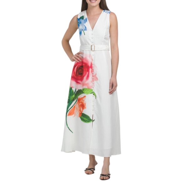ELIE TAHARI The Luella Spring Memory Dress